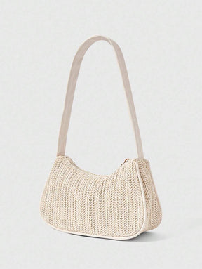 Bolsa de Crochê com Detalhes de Conchas e Pérolas